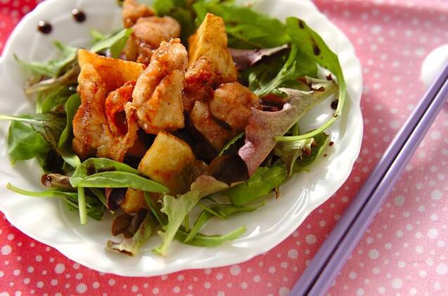 鶏の唐揚げハニーバルサミコ