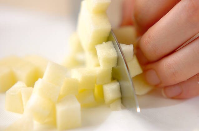 リンゴヨーグルトの作り方の手順1