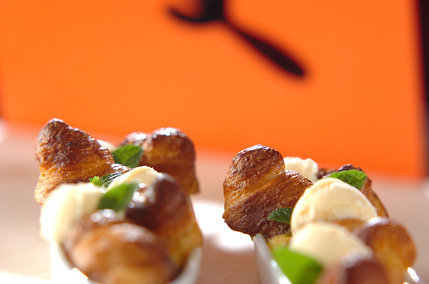 メープル風味のパンプディング