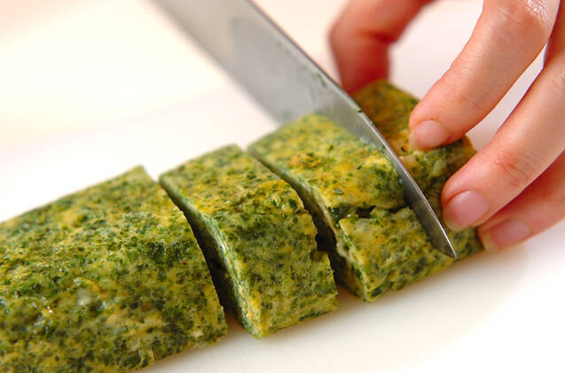 アオサ入り卵焼きの作り方の手順4
