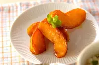 リンゴのキャラメルソテー