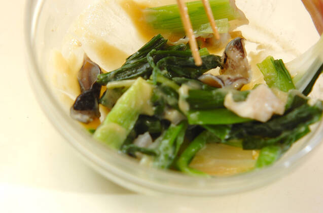 トリ貝の酢みそ和えの作り方の手順4