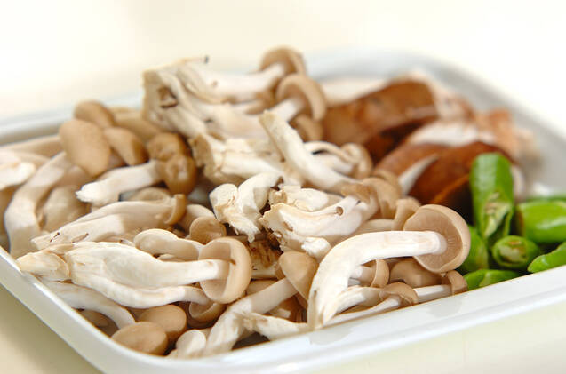 炒めキノコのマリネの作り方の手順1