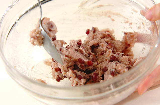 もちもち小豆ケーキの作り方の手順2