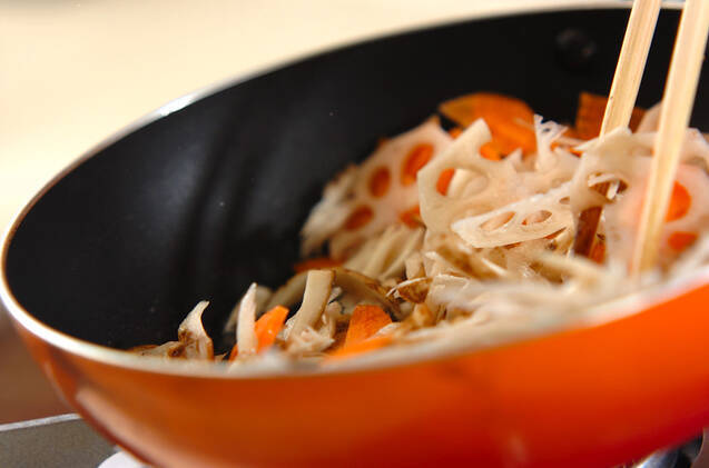 根菜のサラダの作り方の手順8