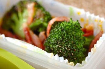 ブロッコリーとベーコンのソテー