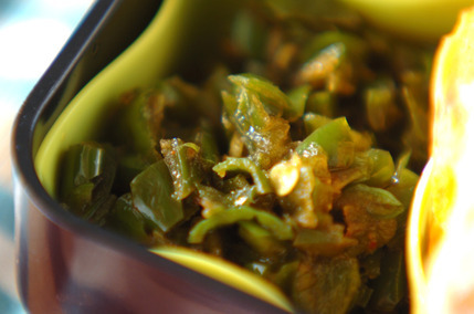 万願寺唐辛子の甘辛炒め