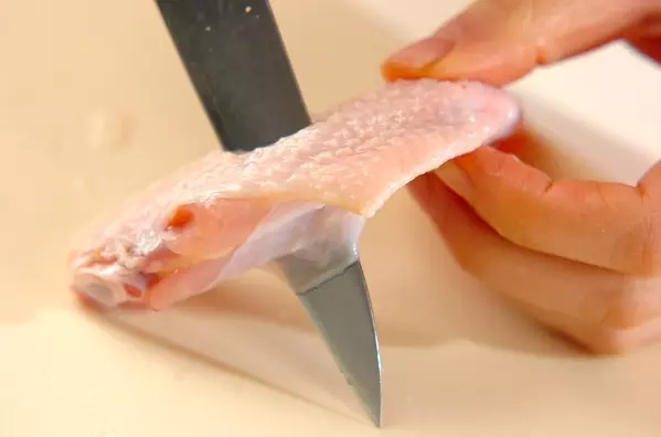 サムゲタン風鶏粥の下準備2