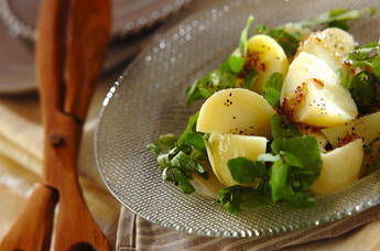 クレソンと新ジャガのサラダ