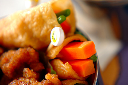 油揚げの野菜巻き