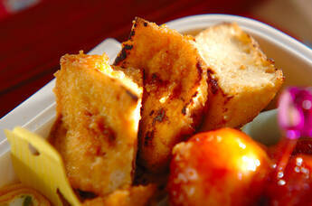 厚揚げのみそ炒め