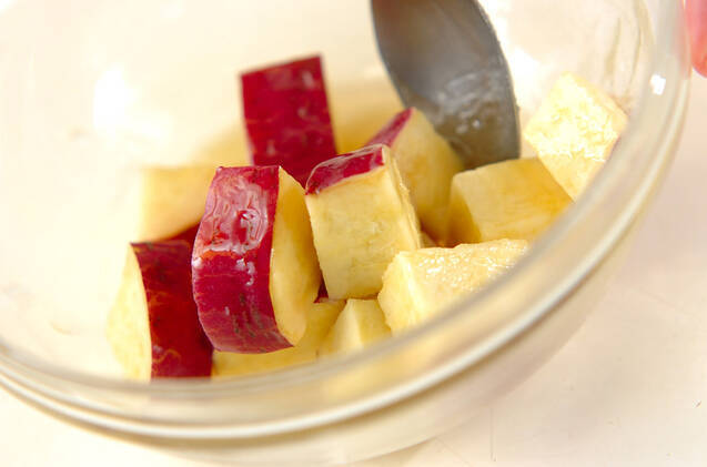 ハニーゴマポテトの作り方の手順2