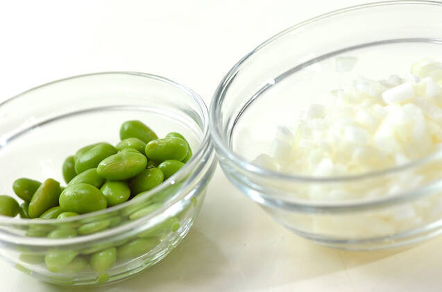 枝豆入りミルキースープの作り方の手順1