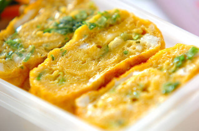 青ネギ入り卵焼き