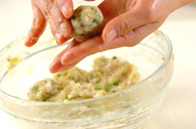 包まず簡単！ふんわり華シュウマイの作り方の手順7