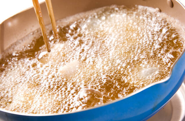 ネギがけ揚げサバの作り方の手順2