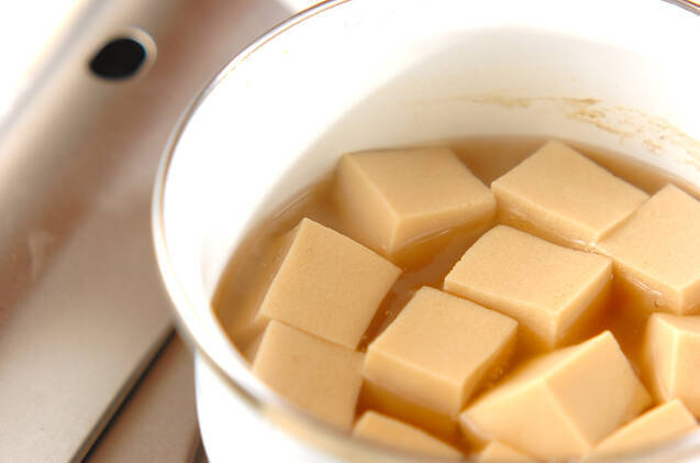 高野豆腐の煮物の作り方の手順7