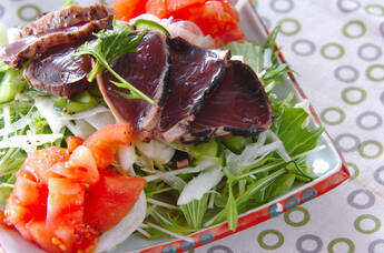 カツオのサラダ