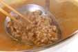納豆大葉カボチャ汁の作り方2