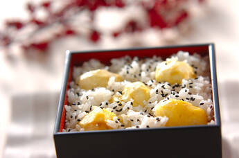 栗の炊きおこわ