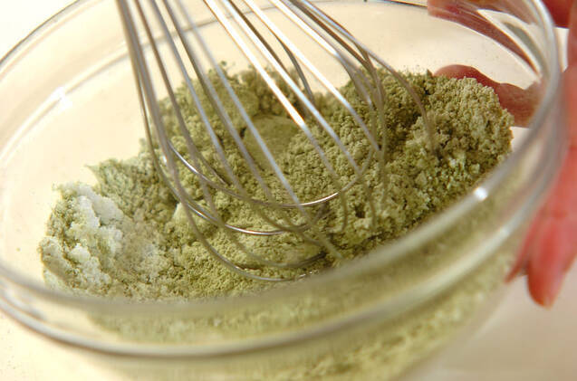 抹茶のアイスクレープの作り方の手順5