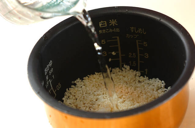もちもち豆ご飯の作り方の手順4