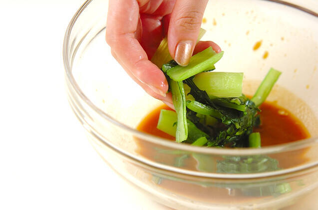 青菜のからし和えの作り方の手順5