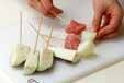 豚肉と野菜の串揚げの作り方1