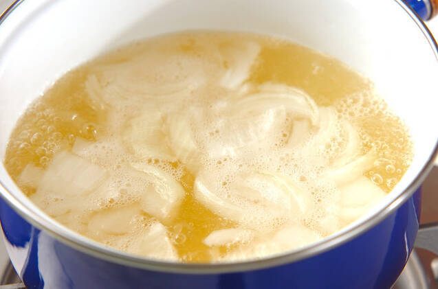 ジャガイモのみそ汁の作り方の手順3