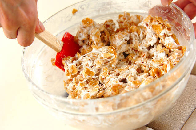 マシュマロのサクサクボールの作り方の手順3