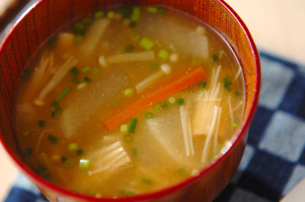大根の合わせみそ汁