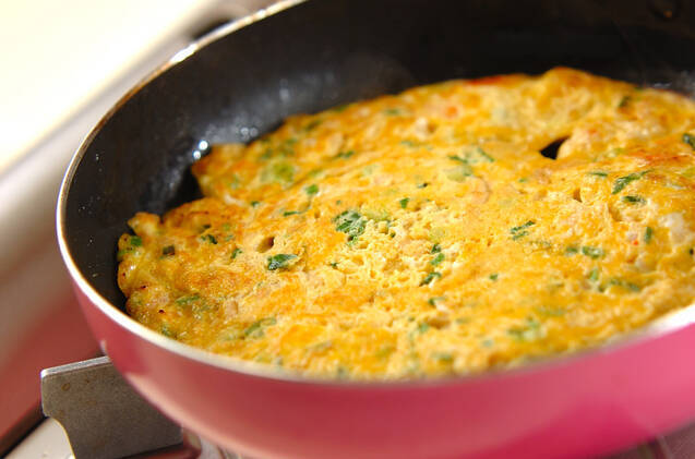 エビと大根の卵焼きの作り方の手順6