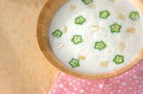 ヨーグルトピーチスープ