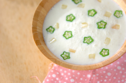 ヨーグルトピーチスープ