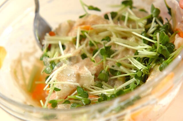 白菜のタラマヨ和えの作り方の手順7