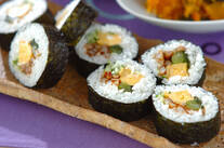 野沢菜の巻き寿司