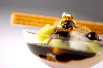 黒豆の和風パフェ