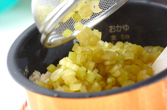 フキご飯の作り方の手順6