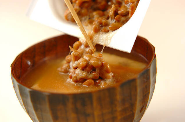 納豆みそ汁の作り方の手順3