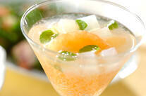 グレープフルーツのミントソーダー