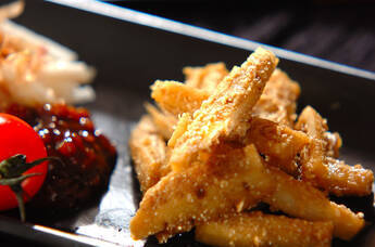 たたきゴボウのゴマ和え