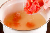 トマトと卵のスープの作り方3