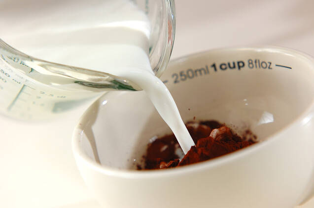 マシュマロココアの作り方の手順1