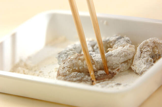 サクサク揚げエビの作り方の手順1