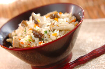 簡単キノコ炊き込みご飯