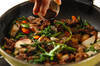 里芋と牛肉の炒め物の作り方の手順9
