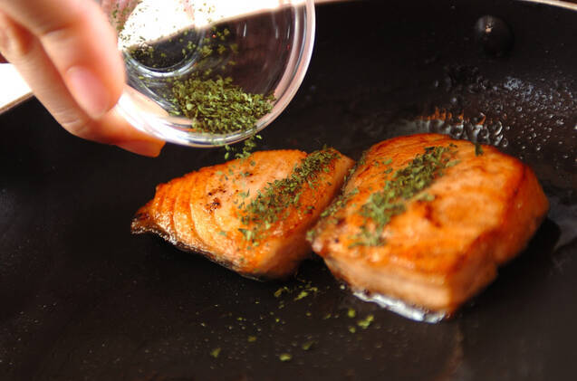 鮭のパセリ焼きの作り方の手順2
