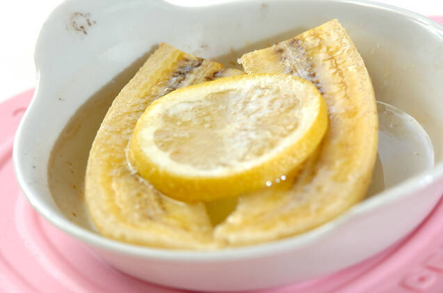 トースターで焼きレモンバナナの作り方の手順4
