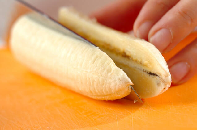 トースターで焼きレモンバナナの作り方の手順1