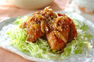 手羽先の甘辛ダレ